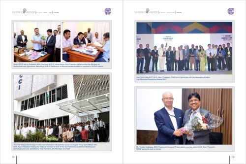 FKCCI - Mysore Commerce Magazine September 2017