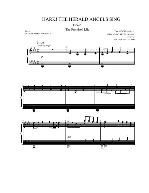 (SATB) Hark The Herald Angels Sing [8.5x11PAGE] v2