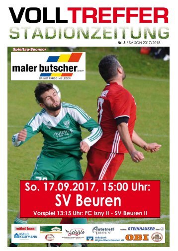 3. Ausgabe Stadionzeitung 2017/18