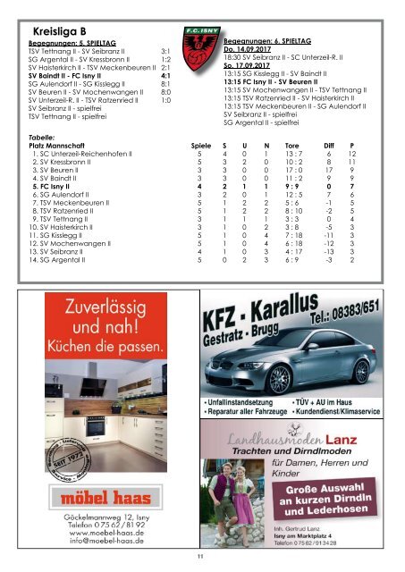 3. Ausgabe Stadionzeitung 2017/18