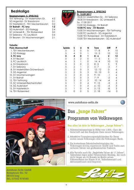 3. Ausgabe Stadionzeitung 2017/18