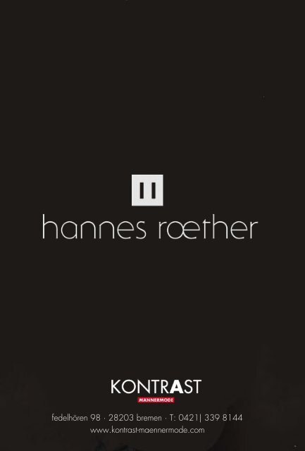 hannes roether collection autumn/winter 2017/18