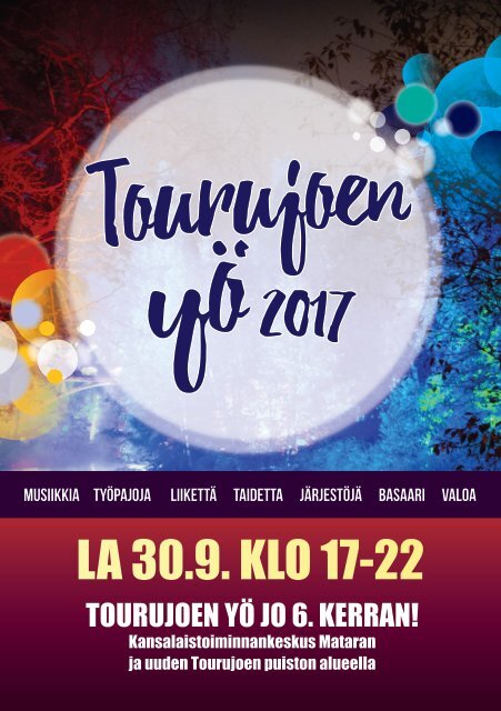 Tourujoen yö 2017 käsiohjelma