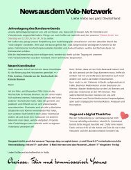Newsletter des Volo-Netzwerk des Bundesverbandes Hochschulkommunikation