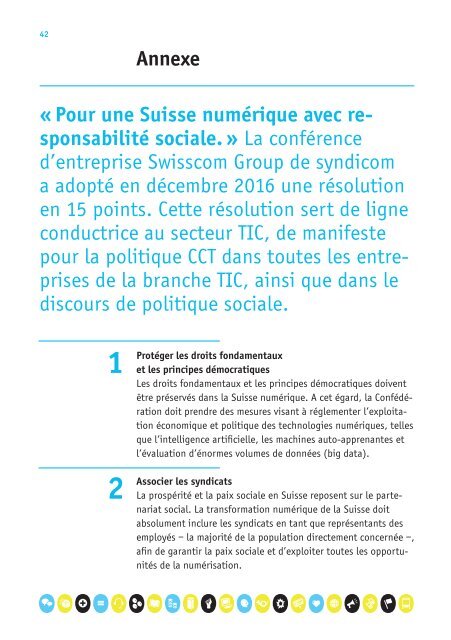 Bon travail dans la Suisse numérique