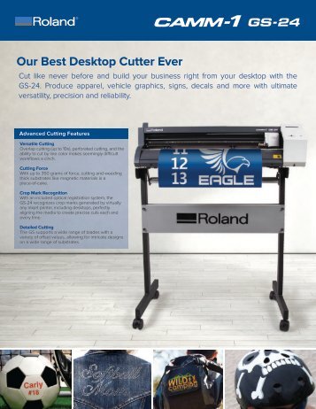 CAMM-1 GS-24 Desktop Roland Vinyl Cutter - Printfinish.com