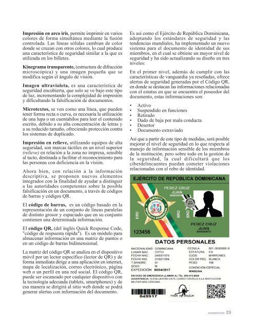 Revista Guarnición 2017 Edición no.16