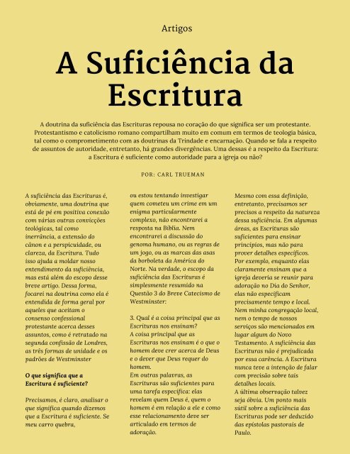 Revista Cristão Erudito (Design Inteligente)