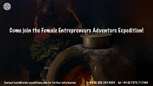 Female Entrepreneurs Adventure Expediiton 2018  