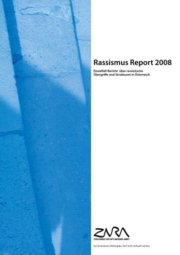 Rassismus Report 2008 - Zara