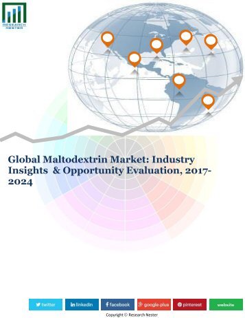 Global Maltodextrin Market (2016-2024)- Research Nester