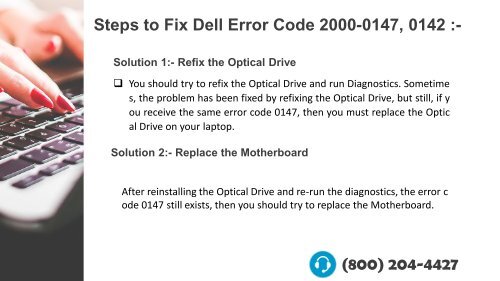 How To Fix Dell Error Code 2000-0147