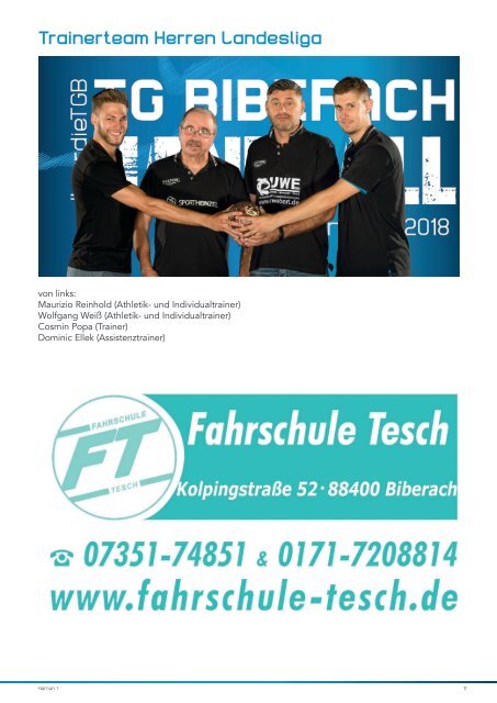 TG Biberach 2017/2018