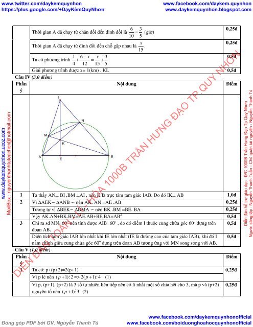 Bộ 10 đề thi chính thức vào lớp 10 môn Toán Hệ chuyên Các Trường năm 2015 - 2016 Có lời giải (ST & GT) (1)