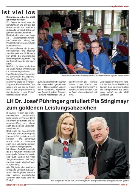 news from edt - lambach - stadl-paura März 2017