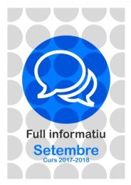 Full informatiu SETEMBRE 2017