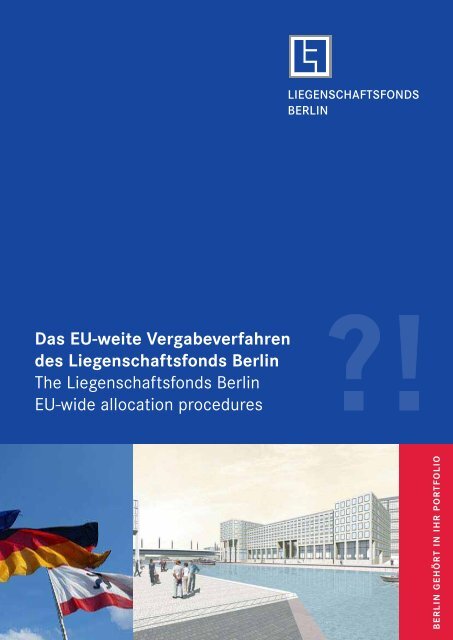 Das EU-weite Vergabeverfahren des Liegenschaftsfonds Berlin The ...