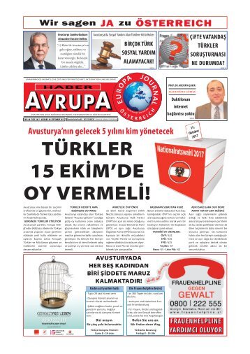 EUROPA JOURNAL - HABER AVRUPA SEPTEMBER2017