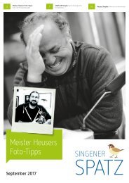 Singener Spatz September 2017