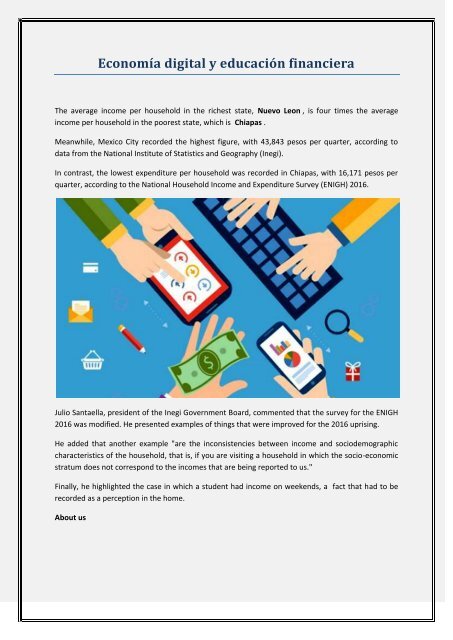 Economía digital y educación financiera