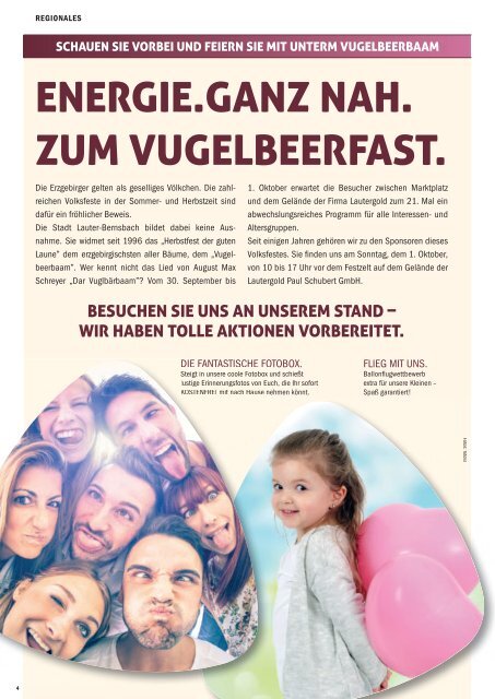 Kundenmagazin der STADTWERKE AUE