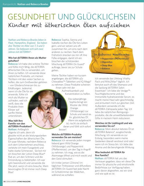 Kinder und ätherische Öle