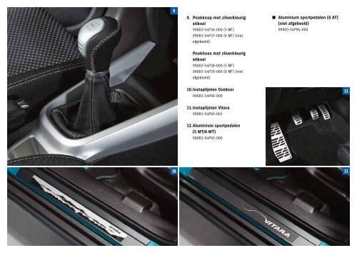 Suzuki Vitara accessoirebrochure