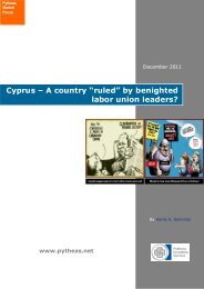 Cyprus – A country ruled by benighted labor union leaders?