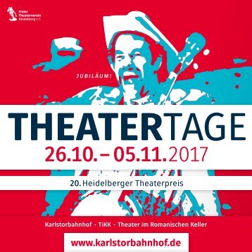 Programmheft HEIDELBERGER THEATERTAGE 2017