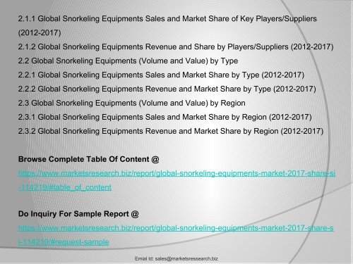 Snorkeling Equipments Market 2017 Share, Size, Forecast 2022