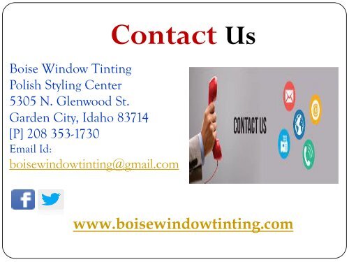 Professional  Car Window Tinting Idaho