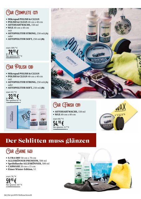 proWIN- Weihnachtskatalog