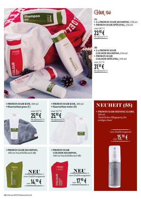 proWIN- Weihnachtskatalog