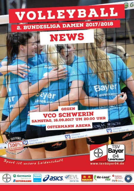 Spieltagsnews Nr. 1 gegen VCO Schwerin