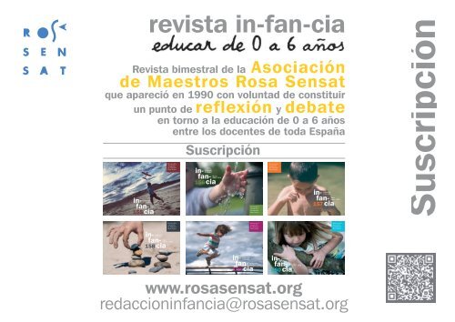 Fes un tast de les revistes Infància. Infancia i Perspectiva Escolar Septembre 2018