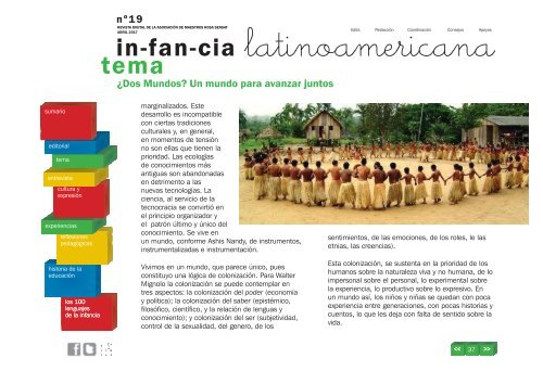 Fes un tast de les revistes Infància. Infancia i Perspectiva Escolar Septembre 2018