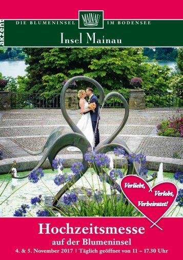 Mainau-Messemagazin zur Hochzeitsmesse 2017
