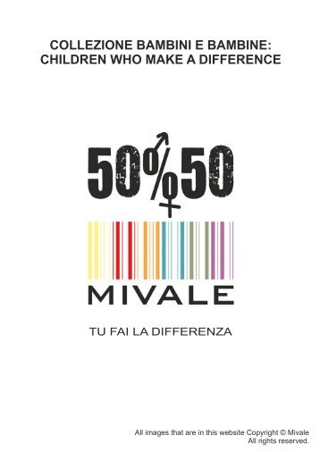 MIVALE CATALOGO CHILDREN WHO MAKE A DIFFERENCE