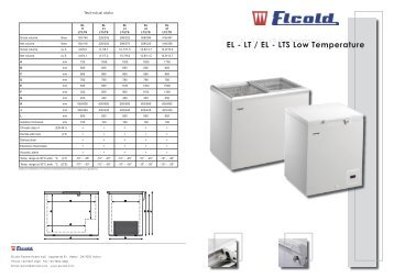 EL - LT / EL - LTS Low Temperature