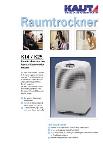 Raumtrockner K14-K25 NEU.indd - Kältetechnik Rauschenbach ...