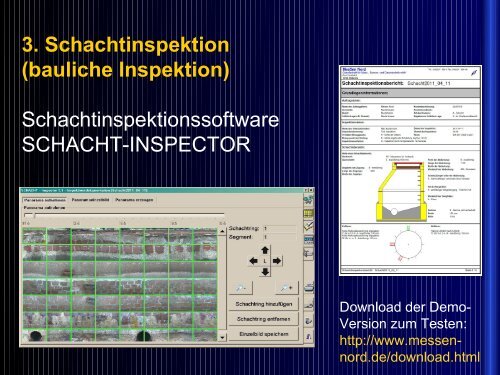 DWA-Kanalnachbarschaften 2017 - Fachvortrag Bedarfsgerechte Kanalreinigung mit der Schacht-Zoom-Kamera als Werkzeug für die Kanalbetriebsinspektion