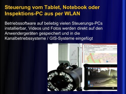 DWA-Kanalnachbarschaften 2017 - Fachvortrag Bedarfsgerechte Kanalreinigung mit der Schacht-Zoom-Kamera als Werkzeug für die Kanalbetriebsinspektion