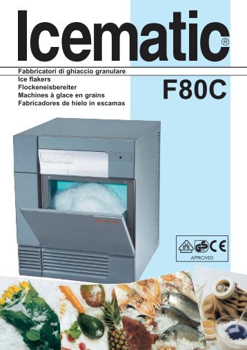 F80C Fabbricatori di ghiaccio granulare Ice flakers - CastelMAC