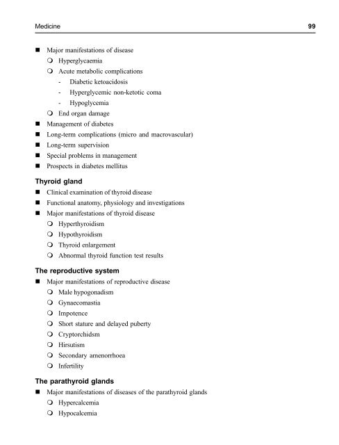 Syllabus - MBBS