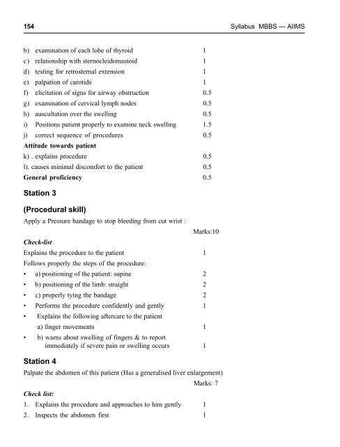 Syllabus - MBBS