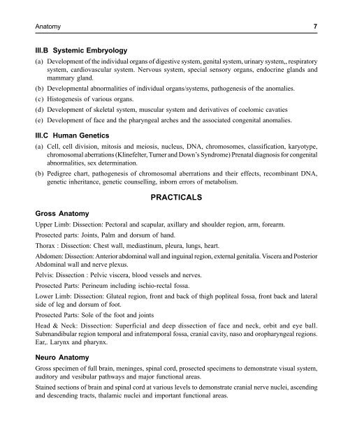 Syllabus - MBBS