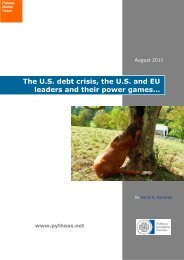 The US debt crisis, the US and EU leaders and their power games...