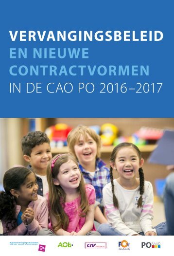 2017-08-31 Vervangingsbeleid nieuwe contractvormen CAO PO 2016-2017