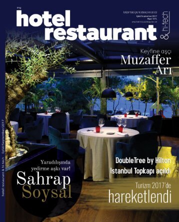 HOTEL RESTAURANT  MAGAZINE EYLUL 2017 SAYISI