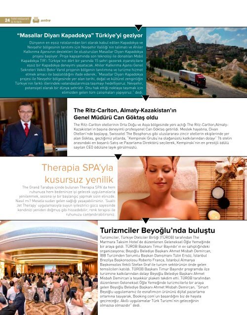 HOTEL RESTAURANT  MAGAZINE EYLUL 2017 SAYISI